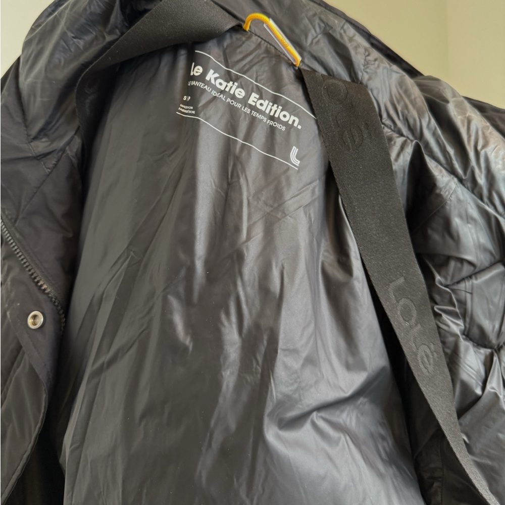 Lole Katie XS Black Down Puffer Parka Hooded Coat Pacers Paris Edition EUC - Picture 10 of 12
